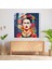 Frida Kahlo Cam Baskı - Pop Rebel - Frida Kahlo, Cam Duvar Sanatı, Pop Art'tan Esinlenen, Ev Dekorasyonu, 30X30 3