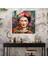 Frida'nın Mirası Cam Baskı - Frida Kahlo, Kültürel Miras, Frida Kahlo, Duvar Süslemesi, 30X30 2