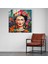 Frida'nın Mirası Cam Baskı - Frida Kahlo, Kültürel Miras, Frida Kahlo, Duvar Süslemesi, 30X30 3