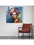 Kimlik Yansıması Cam Baskı - Frida Kahlo, Ev Dekorasyonu, Frida Kahlo, Kendini Keşfetme, 30X30 3