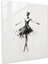 Balerin Essence Cam Baskı - Balerin, Cam Tablo, Minimalist, Ev Dekorasyonu, 30X30 1