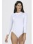 3'lü Yeni Sezon Beeyaz Uzun Kol Boğazlı Çıtçıtlı Body 1