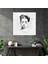 Frida Kahlo Cam Baskı - Frida Kahlo, Sadelik, Duvar Süslemesi, Cam Baskı, 30X30 3