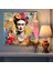 Frida Kahlo Kanvas Tablo - Frida Kahlo, Tuhaf Sanat Eserleri, Duvar Sanatı, Kanvas Tablo, 30X30 2