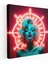 Marilyn Monroe Kanvas Tablo - Retro Neon Tabela Duvar Tablosu - Marilyn Monroe, Kanvas Tablo, Neon Tabela, 70X70 1