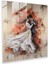 Romantik Dans Cam Baskı - Romantik, Romantik, Cam Duvar Sanatı, Modern Sanat, 30X30 1