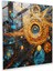 Birbirine Bağlı Enerjiler Cam Baskı - Manevi, Soyut Mozaik, Duvar Dekorasyonu, Modern Sanat, 30X30 1