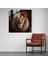 Fotogerçekçi Cam Baskı - Görkemli Aslan'ın Detaylı Portresi - Portre, Portre, Fotogerçekçi Fotoğraf, Görkemli Aslan, 30X30 3