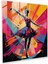 Pop Art Balerin Cam Baskı - Balerin, Duvar Süslemesi, Illüstrasyon, Modern Sanat, 30X30 1