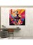 Pop Art Balerin Cam Baskı - Balerin, Duvar Süslemesi, Illüstrasyon, Modern Sanat, 30X30 2