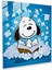 Pop Art Snoopy Cam Baskı - Snoopy, Cam Baskı, Çizgi Roman Konuşma Balonları, Duvar Süslemesi, 30X30 1