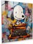 Snoopy Komik Cam Duvar Tablosu - Snoopy, Cam Baskı, Cam Sanatı, Snoopy, 30X30 1