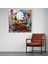Snoopy Komik Cam Duvar Tablosu - Snoopy, Cam Baskı, Cam Sanatı, Snoopy, 30X30 2