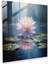 Spiritüel Lotus Cam Baskı - Spiritüel, Lotus Çiçeği, Spiritüel, Duvar Süslemesi, 30X30 1