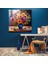 Harmony Buket Cam Baskı - Neo-Empresyonist Sanat Eseri Cam Duvar Sanatı - Ev Dekorasyon - Duvar Dekoru - Cam Sanatı - Modern Sanat Eseri, 30X30 2