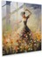 Balerin Whimsy Cam Baskı - Balerin, Dönen, Cam Baskı, Duvar Süslemesi, 30X30 1