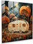 Bohem Karavan Cam Baskı - Bohem, Modern Sanat, Cam Sanatı, Bohem, 30X30 1