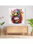 Rolling Stones Pop Art Cam Baskı - Rolling Stones, Desenler, Modern Sanat, Duvar Dekorasyonu, 30X30 2