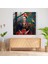 Meksika Tekstili Frida Kahlo Cam Baskı - Frida Kahlo, Cam Baskı, Cam Duvar Sanatı, Frida Kahlo, 30X30 2