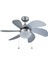 Çok Renkli Kcf282 60w 30 Inç Silver 6 Kanatlı Lambalı Avizeli Ipli Tavan Latörü 2 Yıl 3 50-100 1