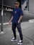 Oversize Baskılı Lacivert Renk Salaş T-Shirt %100 Pamuk 3