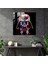 Fütüristik Cam Baskı - Darth Vader Kask - Darth Vader, Yıldız Savaşları, Darth Vader, Ev Dekorasyonu, 30X30 2
