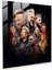 Metallica Portre Kolajı Cam Baskı - Metallica, Cam Baskı, Cam Sanatı, Modern Sanat, 30X30 1