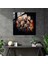 Metallica Portre Kolajı Cam Baskı - Metallica, Cam Baskı, Cam Sanatı, Modern Sanat, 30X30 3