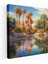Lush Desert Oasis Kanvas Tablo - Çöl, Desert Oasis, Kanvas Tablo, Ev Dekorasyonu, 30X30 1