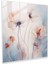 Pastel Rüya Kuru Çiçek Cam Baskı - Kuru Çiçek, Modern Sanat, Cam Duvar Sanatı, Duvar Dekorasyonu, 30X30 1