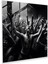 Metallica Konser Kalabalığı Cam Baskı - Metallica, Siyah Beyaz Resim, Metallica, Modern Sanat, 30X30 1