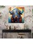 Buffalo Glass Print - Renkli Buffalo Soyut Vitray Tasarımı - Buffalo, Cam Duvar Sanatı, Modern Sanat, Cam Baskı, 30X30 3