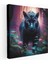 Mistik Orman Kara Panter Kanvas Tablo - Kara Panter, Kanvas Tablo, Büyüleyici, Kanvas Tablo, 30X30 1