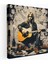 Kurt Cobain Duvar Tablosu - Grunge'dan Esinlenen Kanvas Tablo - Kurt Cobain, Grunge'dan Esinlenen Kolaj, Ev Dekorasyonu, Isyan, 30X30 1