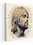 Kurt Cobain Kanvas Tablo - Kurt Cobain, Kanvas Tablo, Duvar Sanatı, Şarkı Sözleri, 30X30 1