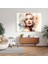 Suluboya Marilyn Monroe Kanvas Tablo - Marilyn Monroe, Ev Dekorasyonu, Narin Renk Yıkamalar, Duvar Dekorasyonu, 30X30 2