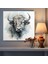 Buffalo Kanvas Tablo - Buffalo, Buffalo, Yumuşak Pastel Tonlar, Sakinleştirici Ambiyans, 30X30 3