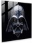 Sanatsal Cam Baskı - Ilgi Çekici Darth Vader Maskesi - Darth Vader, Modern Sanat, Cam Sanatı, Yıldız Savaşları, 30X30 1