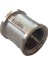 1/2" DN15 Krom Dişli Manşon - Chrome Plated Brass Female Pipe Fitting 2