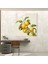 Gerçekçi Limon Ağacı Cam Baskı - Limon Ağacı, Cam Duvar Sanatı, Ev Dekorasyonu, Modern Sanat, 30X30 2