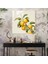 Gerçekçi Limon Ağacı Cam Baskı - Limon Ağacı, Cam Duvar Sanatı, Ev Dekorasyonu, Modern Sanat, 30X30 3