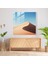 Desert Serenity Cam Baskı - Çöl, Çöl, Görkemli Kumul, Cam Duvar Tablosu, 30X30 2