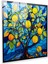 Pop Art Limon Ağacı Cam Baskı - Limon Ağacı, Cam Baskı, Cam Sanatı, Pop Art, 30X30 1