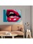 Pop Art Öpücük Kanvas Tablo - Öpücük, Duvar Sanatı, Tutkulu, Kanvas Tablo, 30X30 2