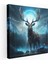 Elk Duvar Sanatı - Fütüristik Bilim Kurgu Dijital Sanat Illüstrasyon - Elk, Illüstrasyon, Ev Dekorasyonu, Duvar Dekorasyonu, 30X30 1