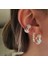 Mers Model Taşlı Ear Cuff Tekli Küpe 2