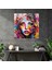 Funky Sokak Sanatı Cam Baskı - Funky, Sokak Sanatı Graffiti, Renk Riot, Ev Dekorasyonu, 30X30 2