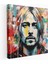 Kurt Cobain Kanvas Tablo - Grafiti Tarzı Duvar Tablosu - Kurt Cobain, Konformist Olmayan Ruh, Grafiti Tarzı, Asi Görüntü, 30X30 1