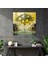 Ters Limon Ağacı Cam Baskı - Limon Ağacı, Cam Sanatı, Cam Duvar Sanatı, Modern Sanat, 30X30 2