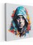 Eminem Graffiti Portre Duvar Sanatı - Eminem, Kanvas Tablo, Karmaşık Şablon Teknikleri, Duvar Sanatı, 30X30 1